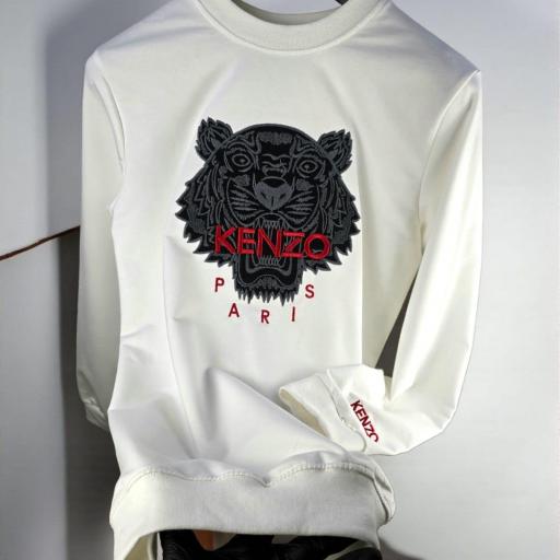 SUDADERA KENZO (BLANCA)