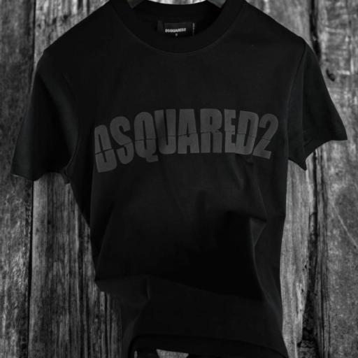 CAMISETA DSQ (NEGRA)