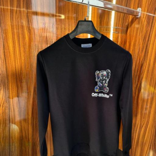 SUDADERA 0FF WHITE (NEGRA) [1]