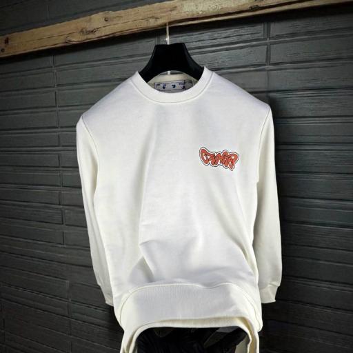 SUDADERA OFF WHITE (blanca) [1]