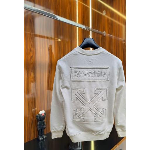 SUDADERA OFF WHITE (CALIDAD TOP)
