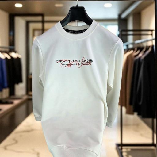 SUDADERA OFF WHITE (MICKEY)  [1]