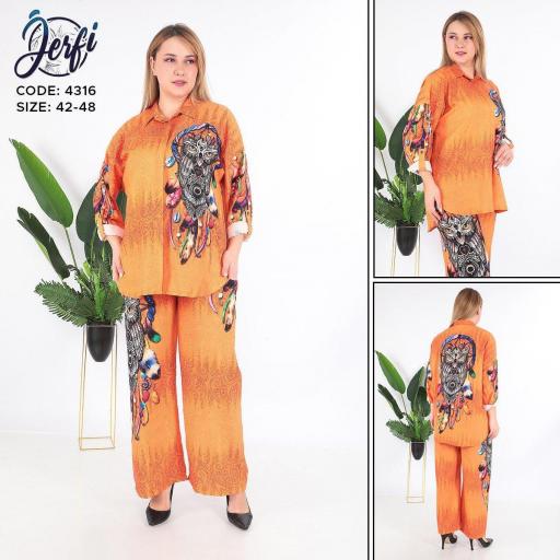 Conjunto jerfi búho brillos