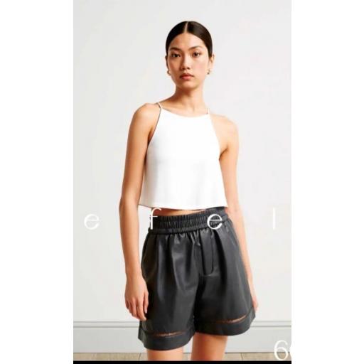 Pantalon corto polipiel  [0]