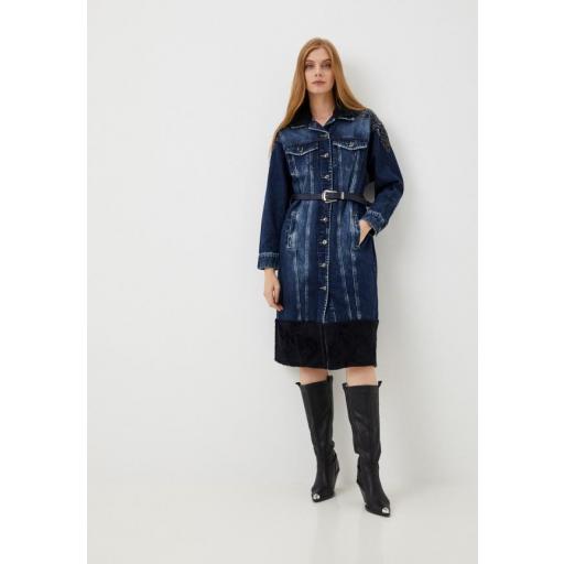 Abrigo COLECCION TURCA VAQURO CON HOMBROS EN BRILLOS [1]