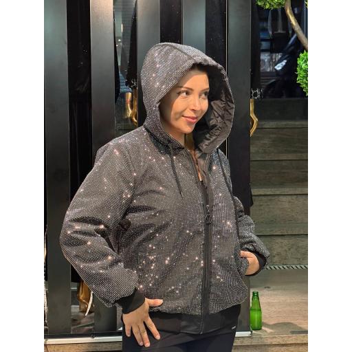 Bomber talla grande VEDIKA LUXURY