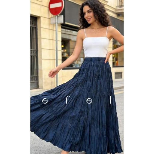 Falda vuelo arrugada  [3]