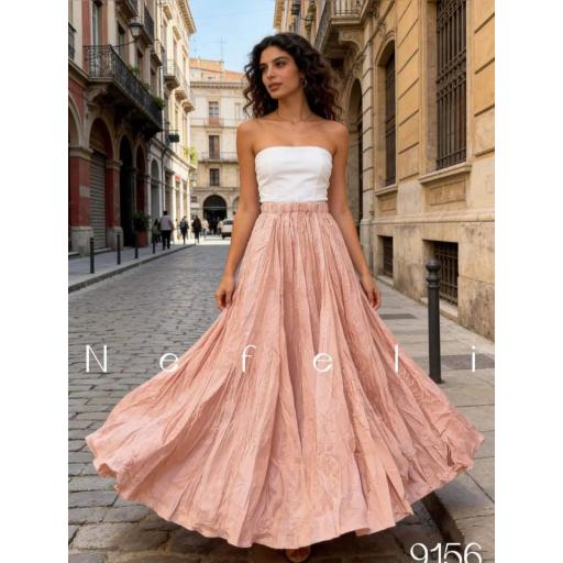 Falda vuelo arrugada  [2]