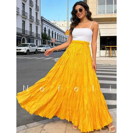 Falda vuelo arrugada  [1]