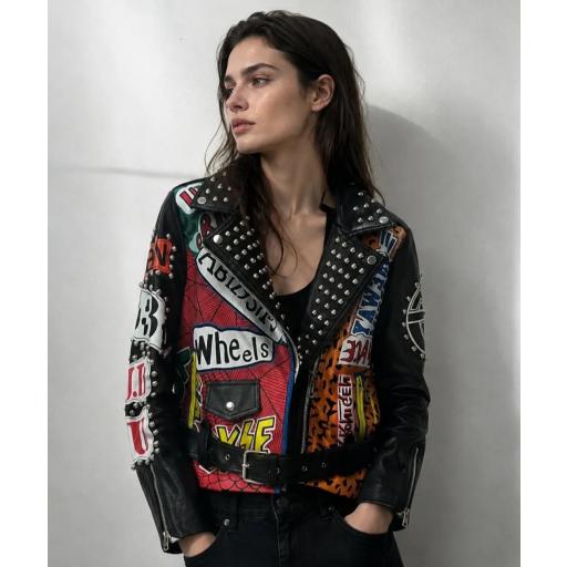 BIKER ECOPIEL ROCK