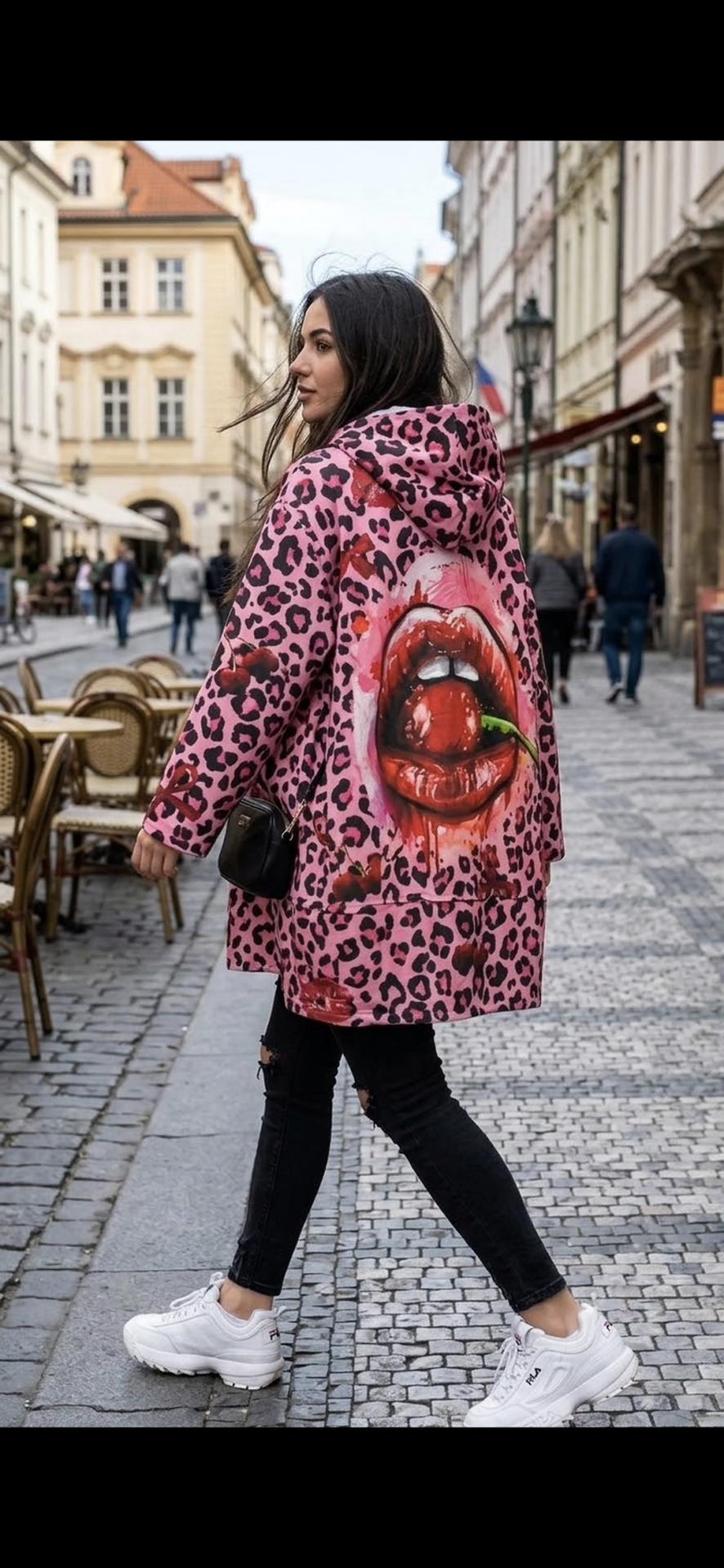 Chaqueta cereza