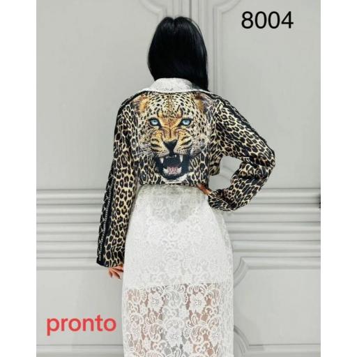 CHAQUETA ENCAJE TIGRE