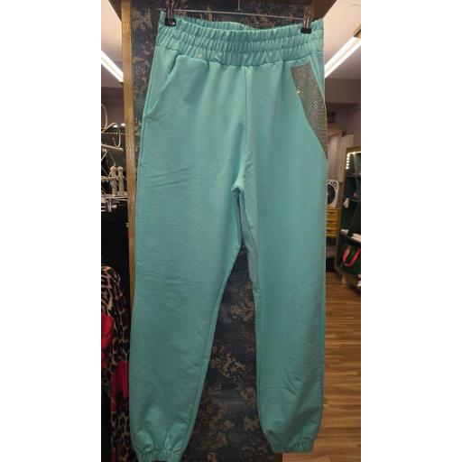 PANTALON TURQUESA PAPARAZZI FASHION [1]
