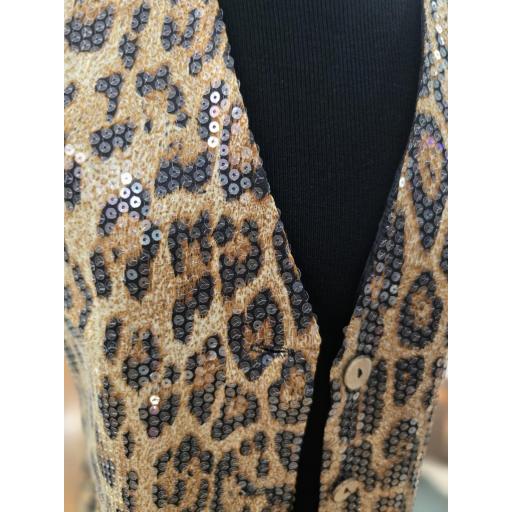 CHALECO LEOPARDO LENTEJUELA [1]