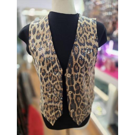 CHALECO LEOPARDO LENTEJUELA [2]