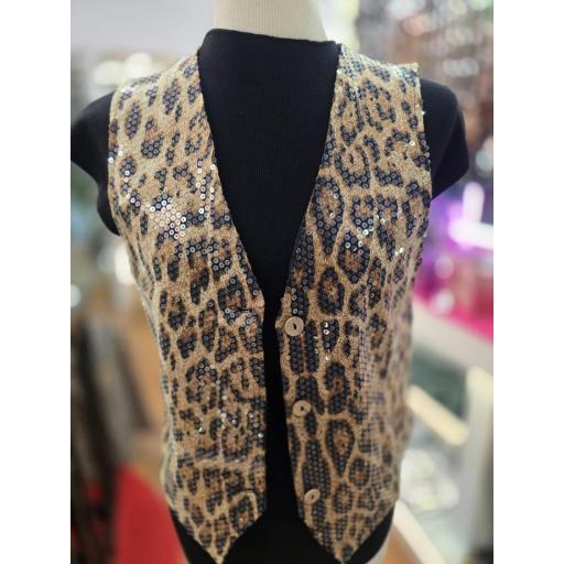 CHALECO LEOPARDO LENTEJUELA [3]