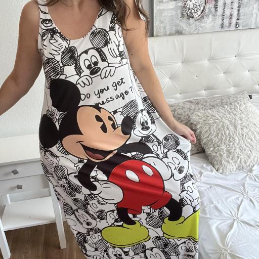 Vestido Mickey largo