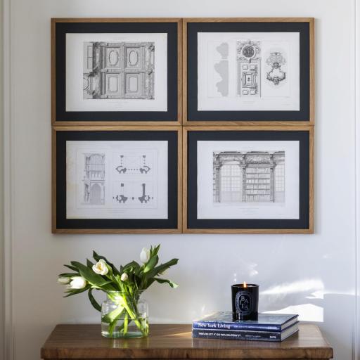 GRABADO ARQUITECTURA MOSAICO