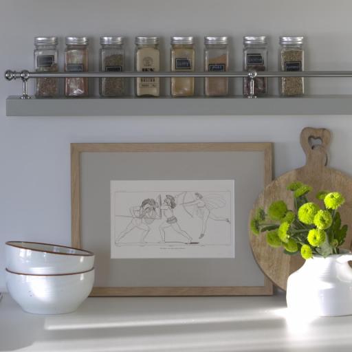 GRABADO CLASICO SIGLO XIX. NAUSICAA Y SU SERVIDUMBRE. 