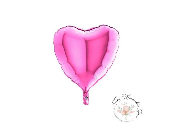 Corazón Fucsia 18"