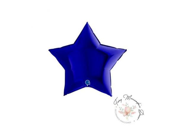 Estrella azul marino