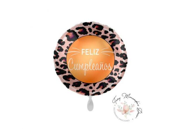 Feliz Cumpleaños animal print