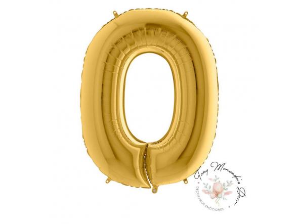 Numero 0 oro 40"