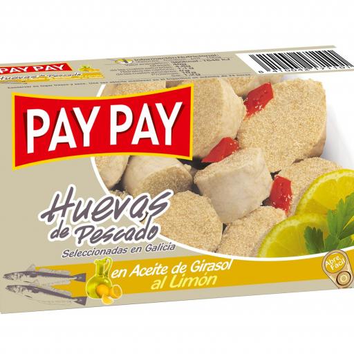 Huevas de pescado aceite girasol al limón (5 und.) [0]