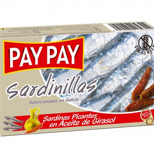 Sardinilla Picante Pay Pay Aceite Girasol  (5Und) [0]
