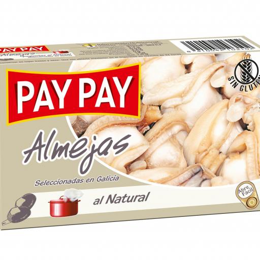 Almejas Pay Pay al Natural (5 uds)