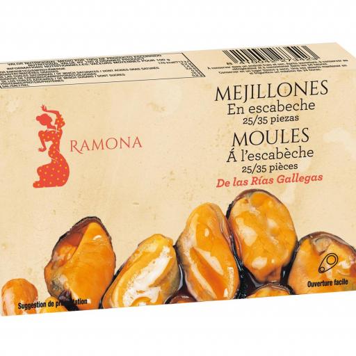 Mejillones Ramona Escabeche 25/36 (5 uds)