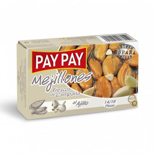Mejillones Pay Pay Ajillo 14/18 (5 uds)