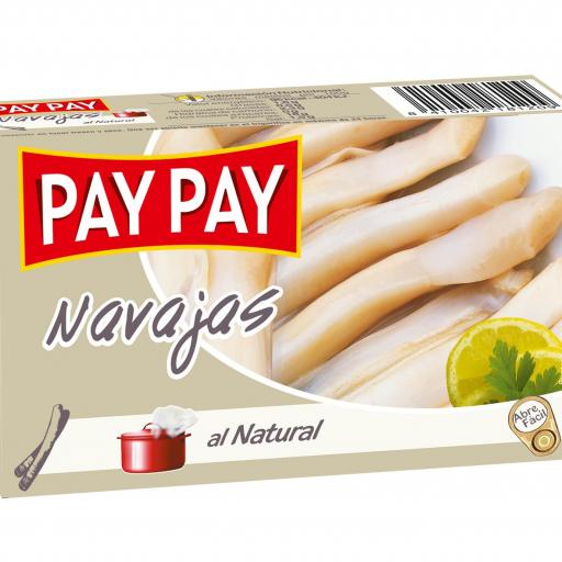 Navajas Pay Pay al Natural (5 uds)