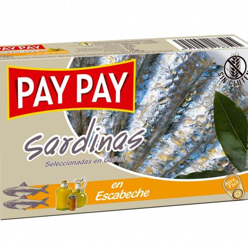 Sardina Escabeche Pay Pay Aceite Girasol (5Und) 