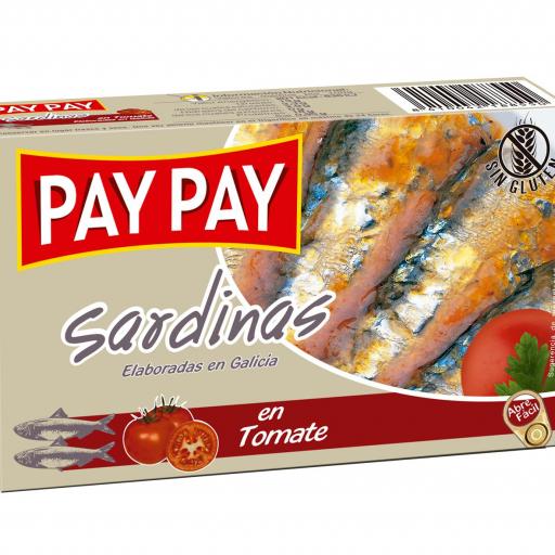 Sardinas Tomate Pay Pay  Aceite Girasol (5Und)