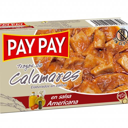 Calamares Trozos Pay Pay Salsa Americana (5 uds)