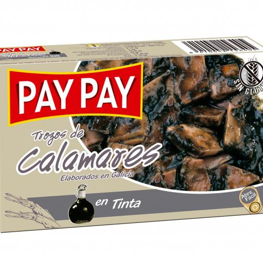 Calamares Trozos Pay Pay en Tinta