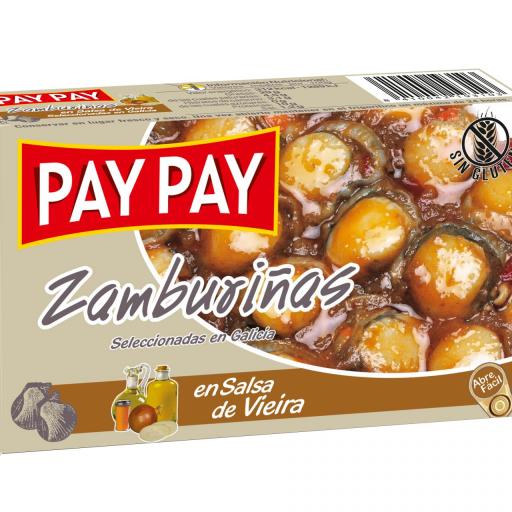 Zamburiñas PayPay Salsa Vieira (5 uds)