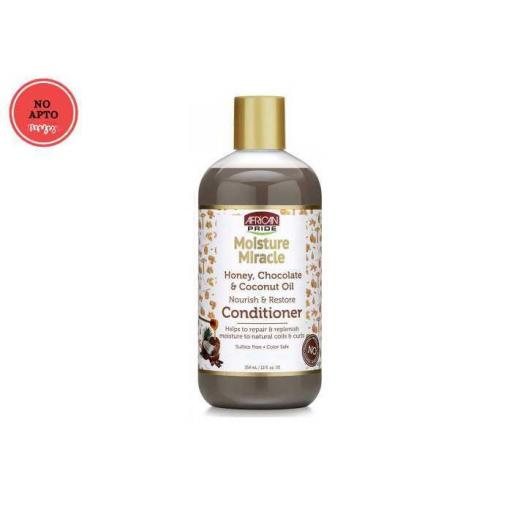 African Pride Moist Miracle Honey  Chocolate & Coconut Conditioner 12oz [0]