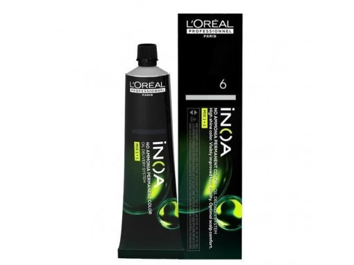 	L'Oréal - Tinte INOA sin amoniaco 6 Rubio Oscuro 60 ml	