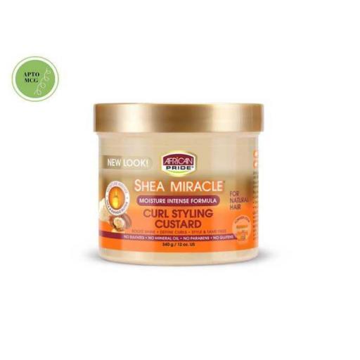 African Pride Shea Butter Miracle Curl Styling Custard 355ml