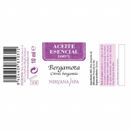 Nirvana SpaAceite Esencial de Bergamota 10 ml [2]