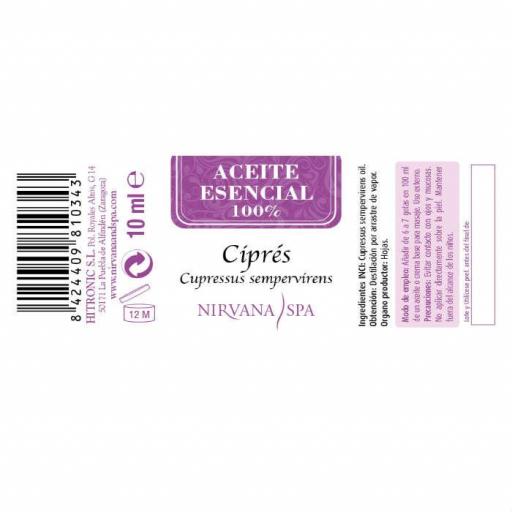 Nirvana SpaAceite Esencial de Ciprés 10 ml [2]