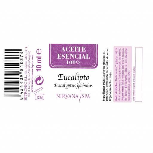 Nirvana SpaAceite Esencial de Eucalipto 10 ml [2]