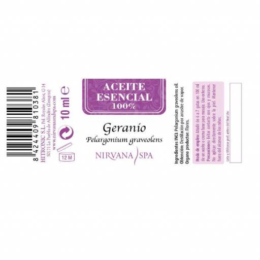 Nirvana SpaAceite Esencial de Geranio 10 ml [2]