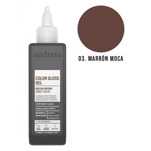 ANDREIA Bold Color Gloss Gel Coloración en Crema Temporal 200ml - 03 Moca
