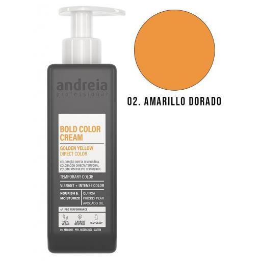 ANDREIA Bold Color Cream Coloración en Crema Temporal 200ML Amarillo [0]