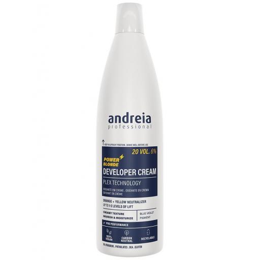 Andreia Oxidante en Crema Power Blonde Vegano 20Vol 6% 1L [0]
