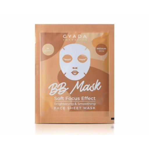 Gyada Facial BB Mask - Brightening & Smoothing Sheet Mask - Medium