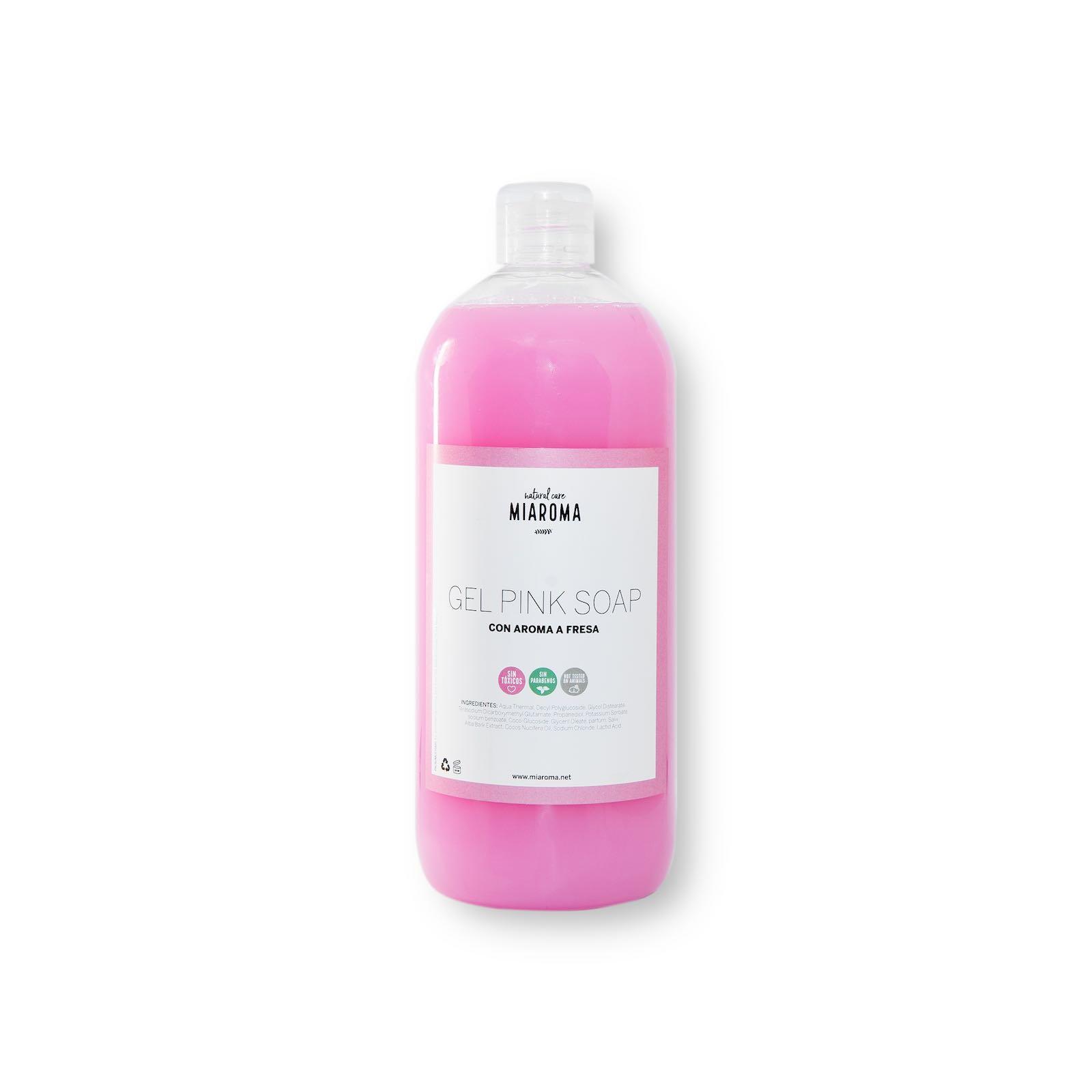 Miaroma gel body pink soap 1L 